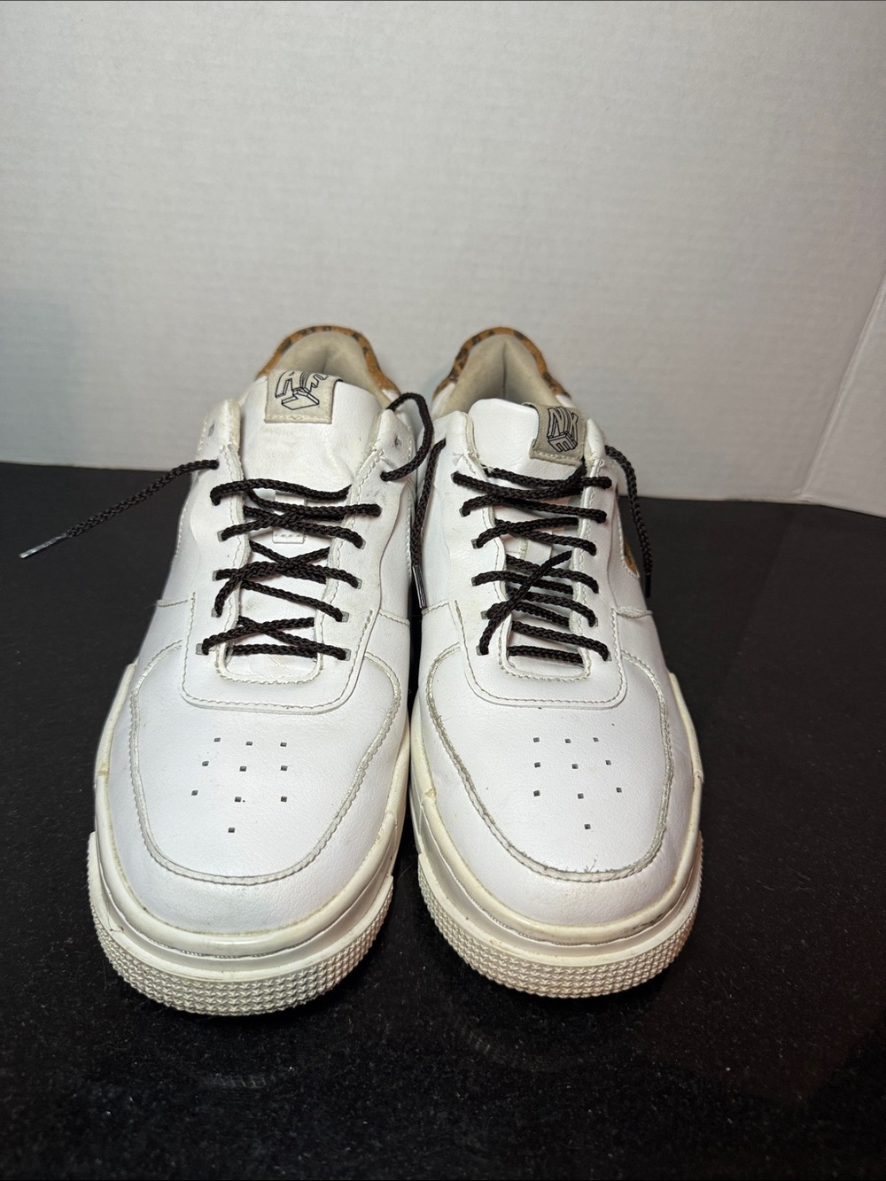 NIKE Air Force 1 Low Pixel SE White Leopard Women's Sneakers 7.5 - Picture 8 of 16